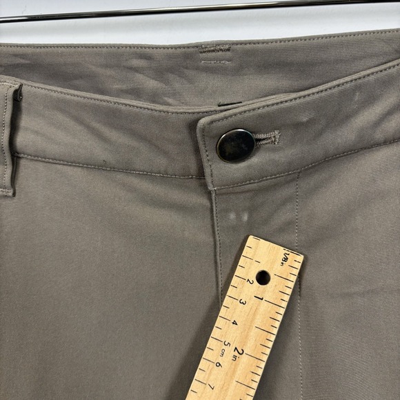 Lululemon ABC Pants Classic Mens 36 Khaki Tan Slim Fit Stretch Casual Travel - Picture 3 of 16